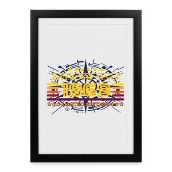 Génial depuis 1969 Édition limitée - Affiche encadrée (27 × 37 cm) - noir - Devant
