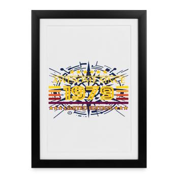 Awesome since 1979 Limited Edition - Framed poster (27 × 37 cm) - black - Front