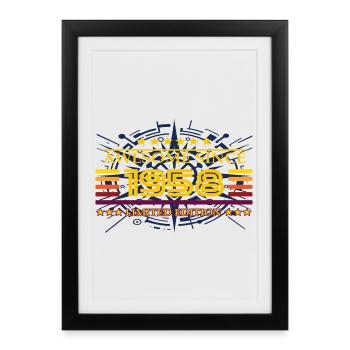 Génial depuis 1958 Édition limitée - Affiche encadrée (27 × 37 cm) - noir - Devant