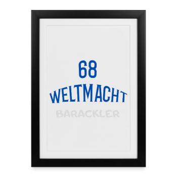 68 World Power Barracks - Framed poster (27 × 37 cm) - black - Front
