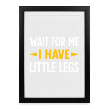 Funny Saying Humor Meme Funny Gift Idea - Framed poster (27 × 37 cm) - black - Front