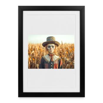 The scarecrow the First Companion Found - Framed poster (27 × 37 cm) - black - Front