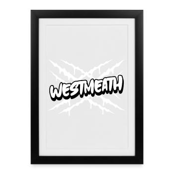 Westmeath Ireland - Framed poster (27 × 37 cm) - black - Front