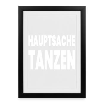 Dance - Framed poster (27 × 37 cm) - black - Front