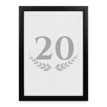 20 - Framed poster (27 × 37 cm) - black - Front