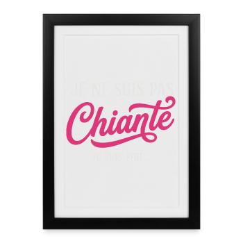 Humour Femme Chiante Râleuse Drôle - Affiche encadrée (27 × 37 cm) - noir - Devant
