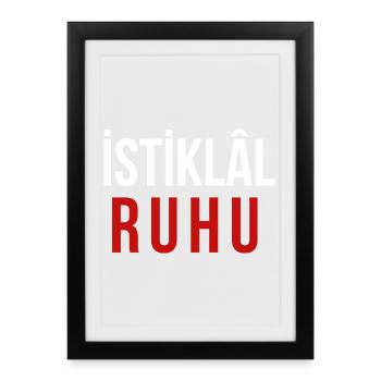 Spirit of Independence - Turkish Pride - Framed poster (27 × 37 cm) - black - Front