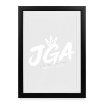 Bachelor Party Royal Crew Shirt - Framed poster (27 × 37 cm) - black - Front