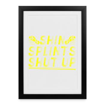 Funny XC Running Runner Gifts Édition Unique - Affiche encadrée (27 × 37 cm) - noir - Devant