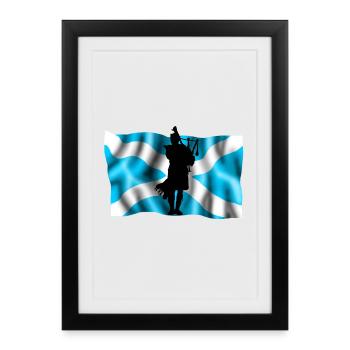 ecosse - Affiche encadrée (27 × 37 cm) - noir - Devant