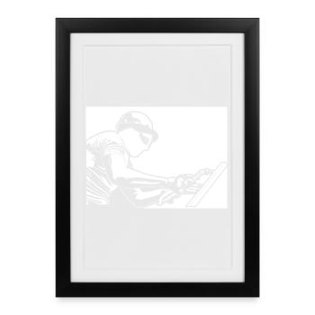 Weld - Framed poster (27 × 37 cm) - black - Front