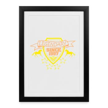 Legendaer 1997 - Framed poster (27 × 37 cm) - black - Front