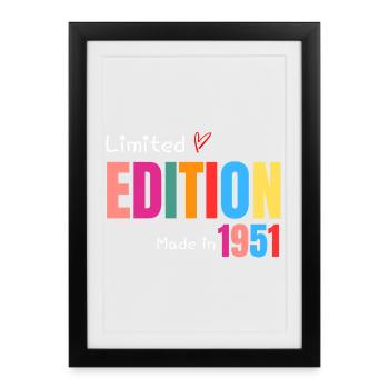 Limited edition Made in 1951 - Framed poster (27 × 37 cm) - black - Front