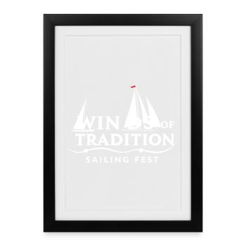 Sail Fest - Framed poster (27 × 37 cm) - black - Front