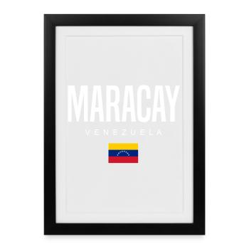 Maracay Venezuela - Framed poster (27 × 37 cm) - black - Front