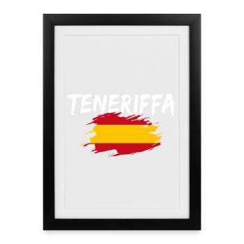 Tenerife Island Spain - Framed poster (27 × 37 cm) - black - Front