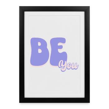 Sois juste TOI - Affiche encadrée (27 × 37 cm) - noir - Devant