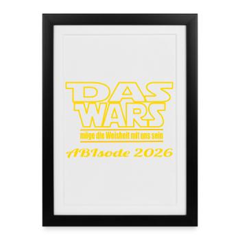 That was ABIsode 2026 - Framed poster (27 × 37 cm) - black - Front