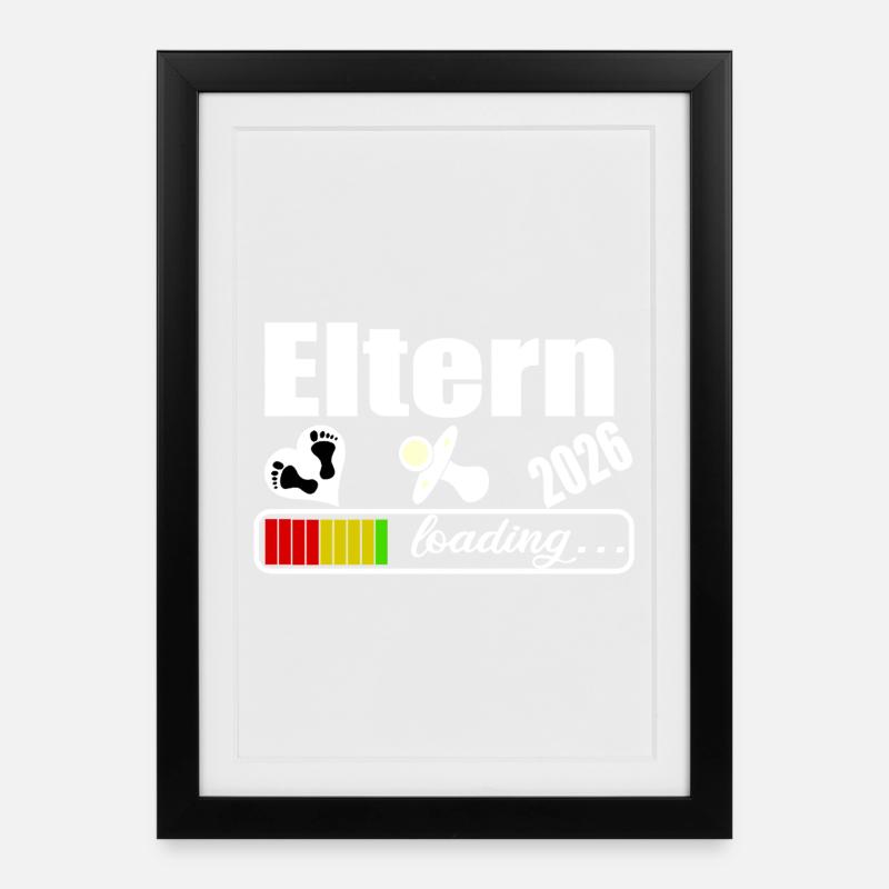 Parents 2026 - Framed poster (27 × 37 cm) - black