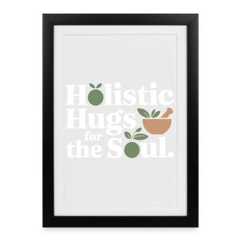 Certified Clinical Herbalism Soulful Wellness  - Framed poster (27 × 37 cm) - black - Front