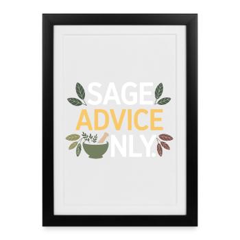 Certified Clinical Botanical Specialist Apparel  - Framed poster (27 × 37 cm) - black - Front