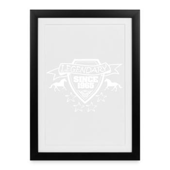 Legendaer 1965 - Gerahmtes Poster (27 × 37 cm) - Schwarz - Vorne