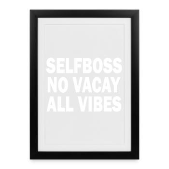 businessperson - Framed poster (27 × 37 cm) - black - Front