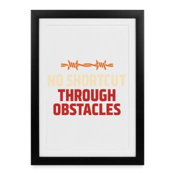 Obstacle Course Racer Obstacle Course Ocr - Framed poster (27 × 37 cm) - black - Front
