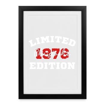 Limited Edition 1076 Christophe - Framed poster (27 × 37 cm) - black - Front