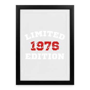 Limited 1976 Christian Birthday Edition - Framed poster (27 × 37 cm) - black - Front