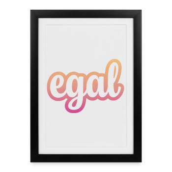 all the same - Framed poster (27 × 37 cm) - black - Front