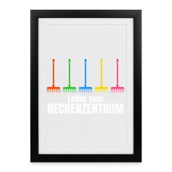 Programmierer Softwareentwickler Coder Sprüche - Gerahmtes Poster (27 × 37 cm) - Schwarz - Vorne