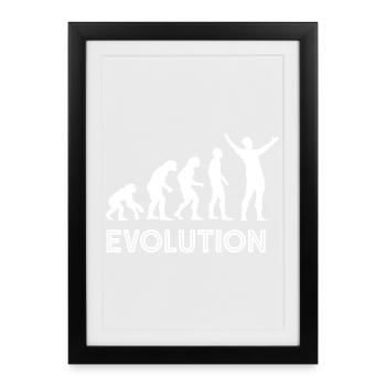 Jude Evolution  - Affiche encadrée (27 × 37 cm) - noir - Devant