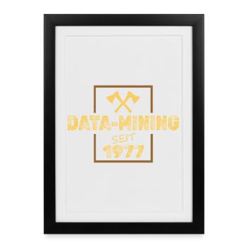 1977 - Affiche encadrée (27 × 37 cm) - noir - Devant