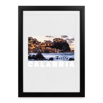 Scilla - Affiche encadrée (27 × 37 cm) - noir - Devant