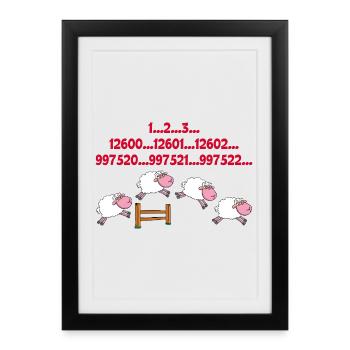 The insomniac technique - Framed poster (27 × 37 cm) - black - Front
