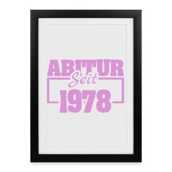 1978 - Framed poster (27 × 37 cm) - black - Front