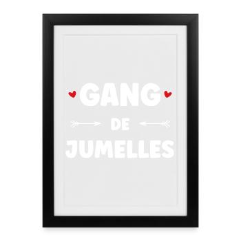 Twin Gang – Sister Tribe - Framed poster (27 × 37 cm) - black - Front