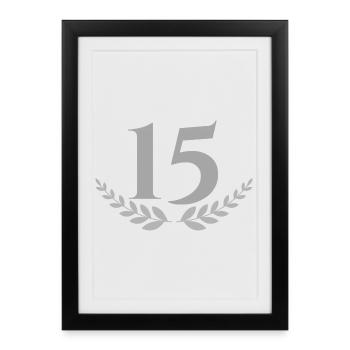 15 - Framed poster (27 × 37 cm) - black - Front