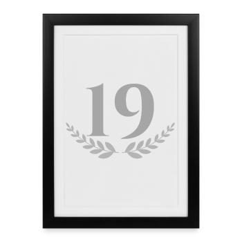 19 - Framed poster (27 × 37 cm) - black - Front