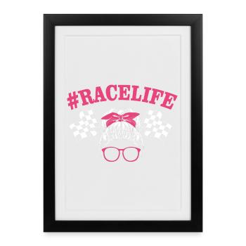 Drag Race - Framed poster (27 × 37 cm) - black - Front