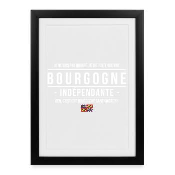 Je Ne Suis Pas Bourre Je Dis Juste Que Une Bour... - Affiche encadrée (27 × 37 cm) - noir - Devant