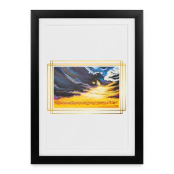 CréationLumière des contrastes - Sonja Ariel - Affiche encadrée (27 × 37 cm) - noir - Devant