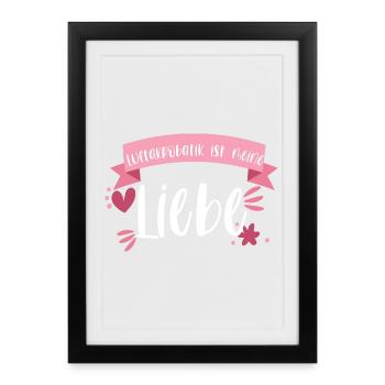 Akrobatik Luftakrobatik Akrobat Sport Geschenk - Gerahmtes Poster (27 × 37 cm) - Schwarz - Vorne
