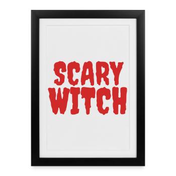 Eerie Ghostly Silhouette Design - Framed poster (27 × 37 cm) - black - Front