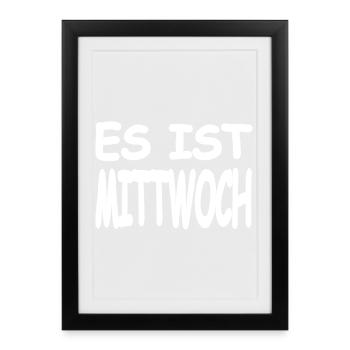 Wednesday - Framed poster (27 × 37 cm) - black - Front