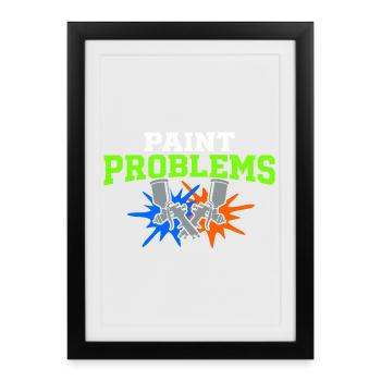 Car Body Workshop Car Body Technician - Framed poster (27 × 37 cm) - black - Front