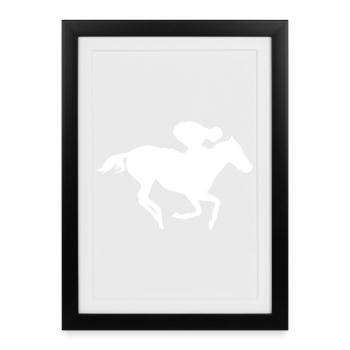 Ride - Framed poster (27 × 37 cm) - black - Front