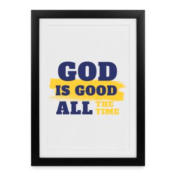 Inspirational Faith Quote Design - Framed poster (27 × 37 cm) - black - Front