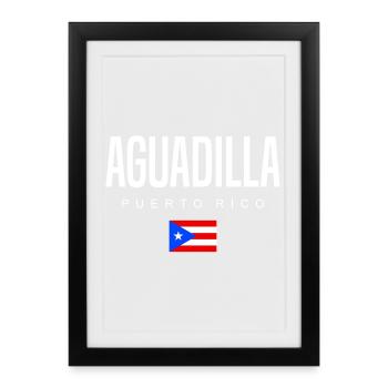 Aguadilla Puerto Rico Puerto Ricans - Framed poster (27 × 37 cm) - black - Front